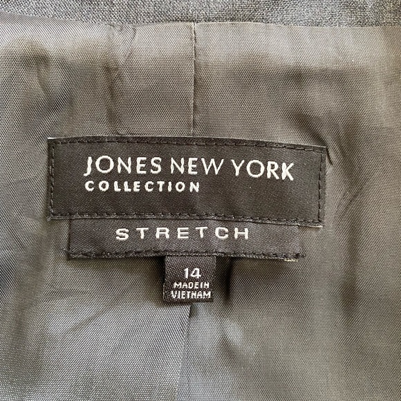 Women’s Jones NY dark gray size 14 jacket - Picture 3 of 5